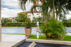 Electric car charging station at Hawthorn Suites By Wyndham West Palm Beach